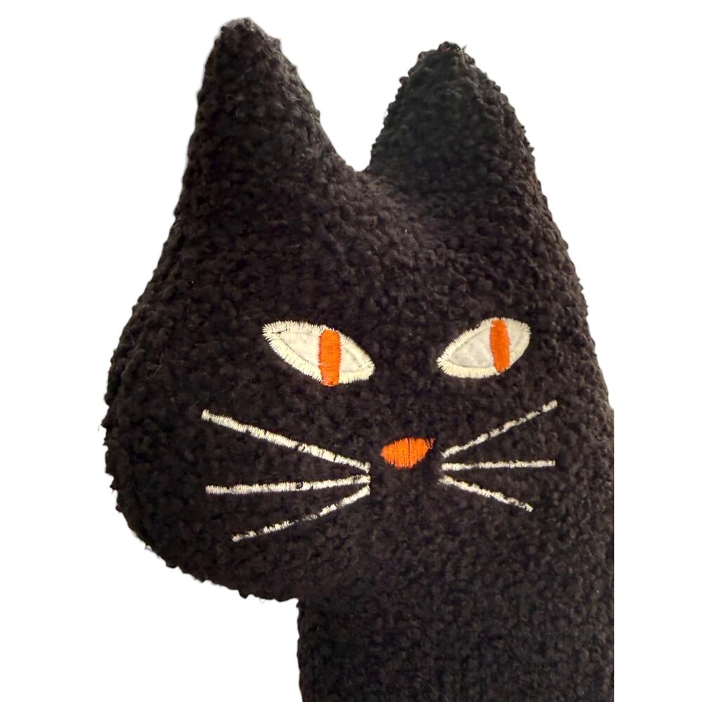 Hyde & EEK Boutique Black Cat Halloween Throw Pillow Plush Target Decor - Picture 4 of 5